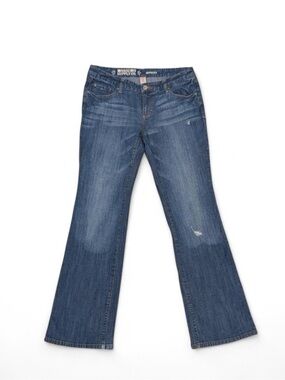 Mossimo Supply Co. Women's Dark Blue Low Rise Flare Jeans - Junior 11R